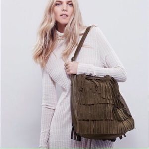 Free People Ashbury fringe vegan leather tote